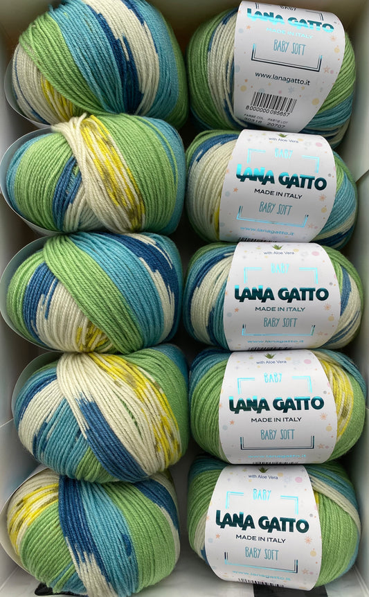 Baby Soft Printed Lana Gatto